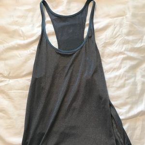 Lululemon tank metallic dark teal size 6